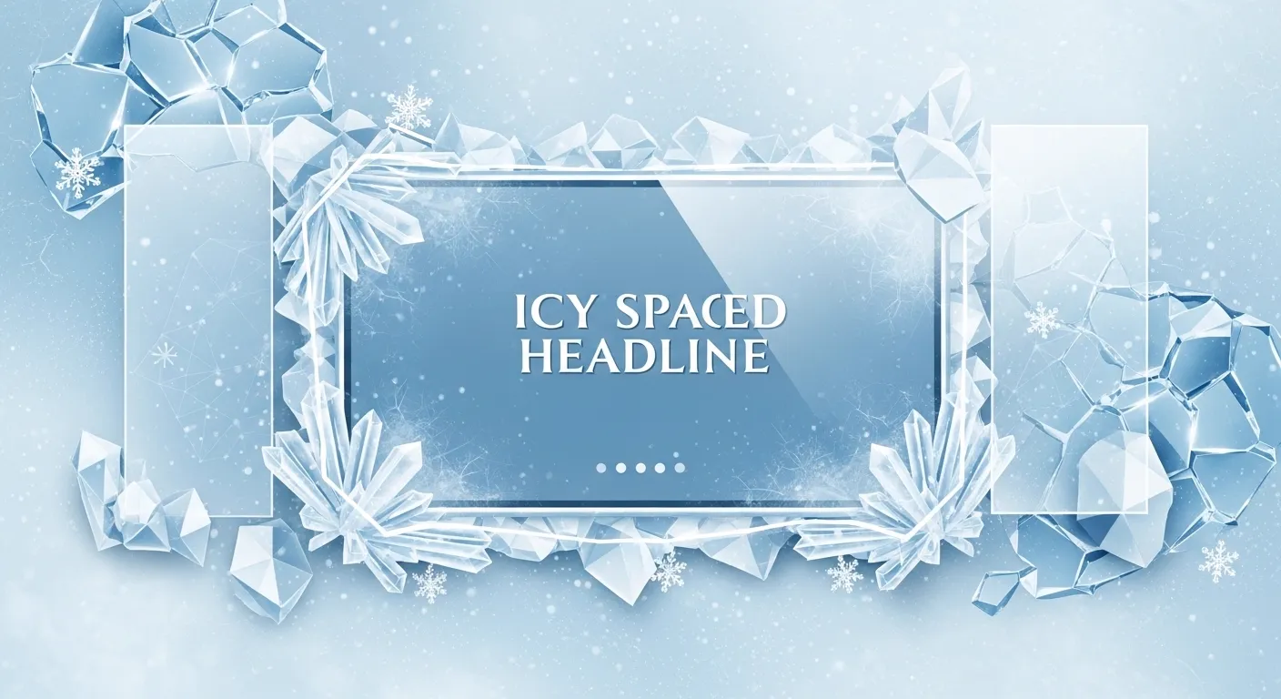 Frozen Ice template preview