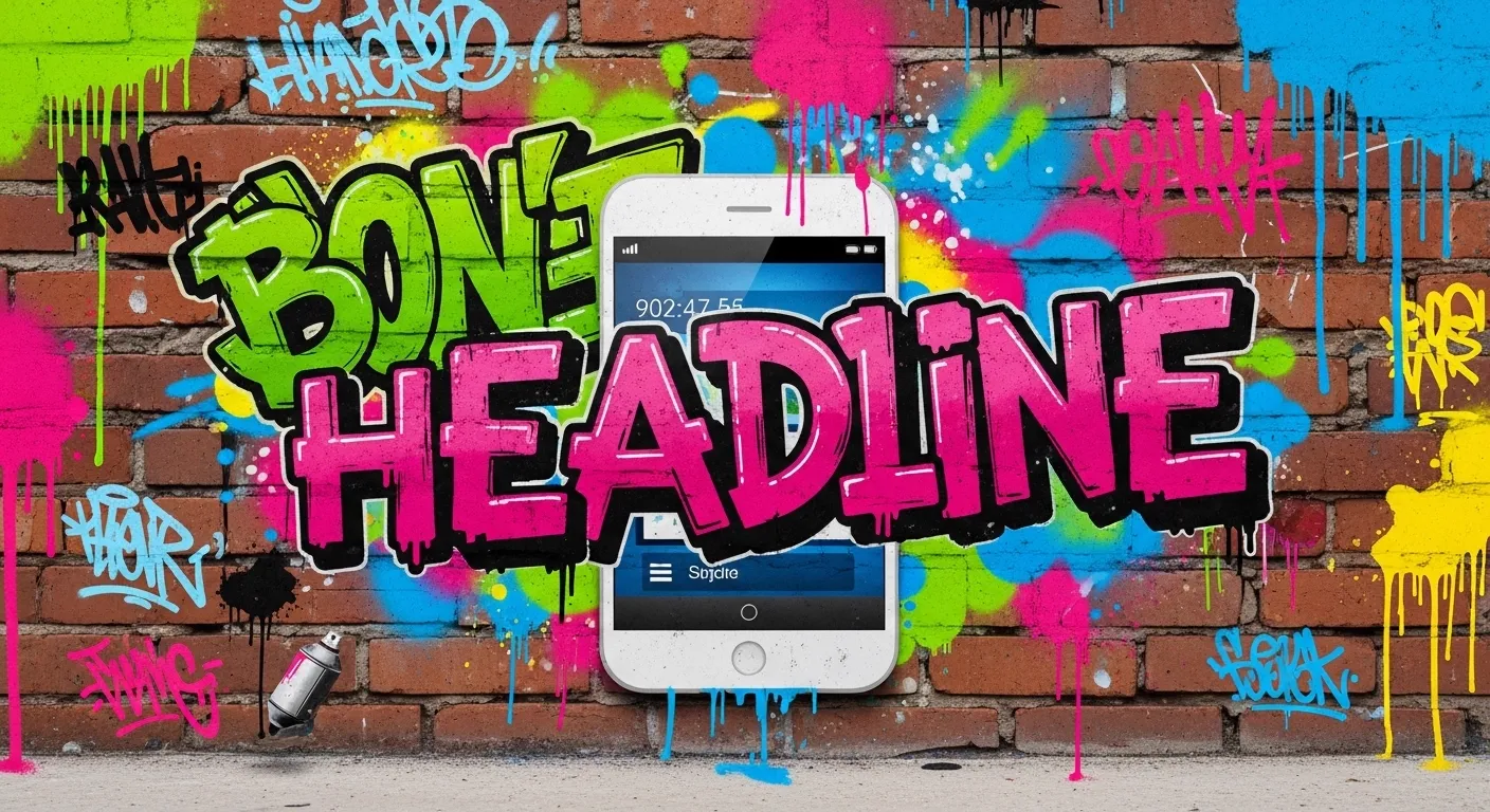 Graffiti Street template preview