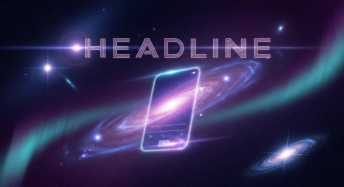 Space Nebula template preview