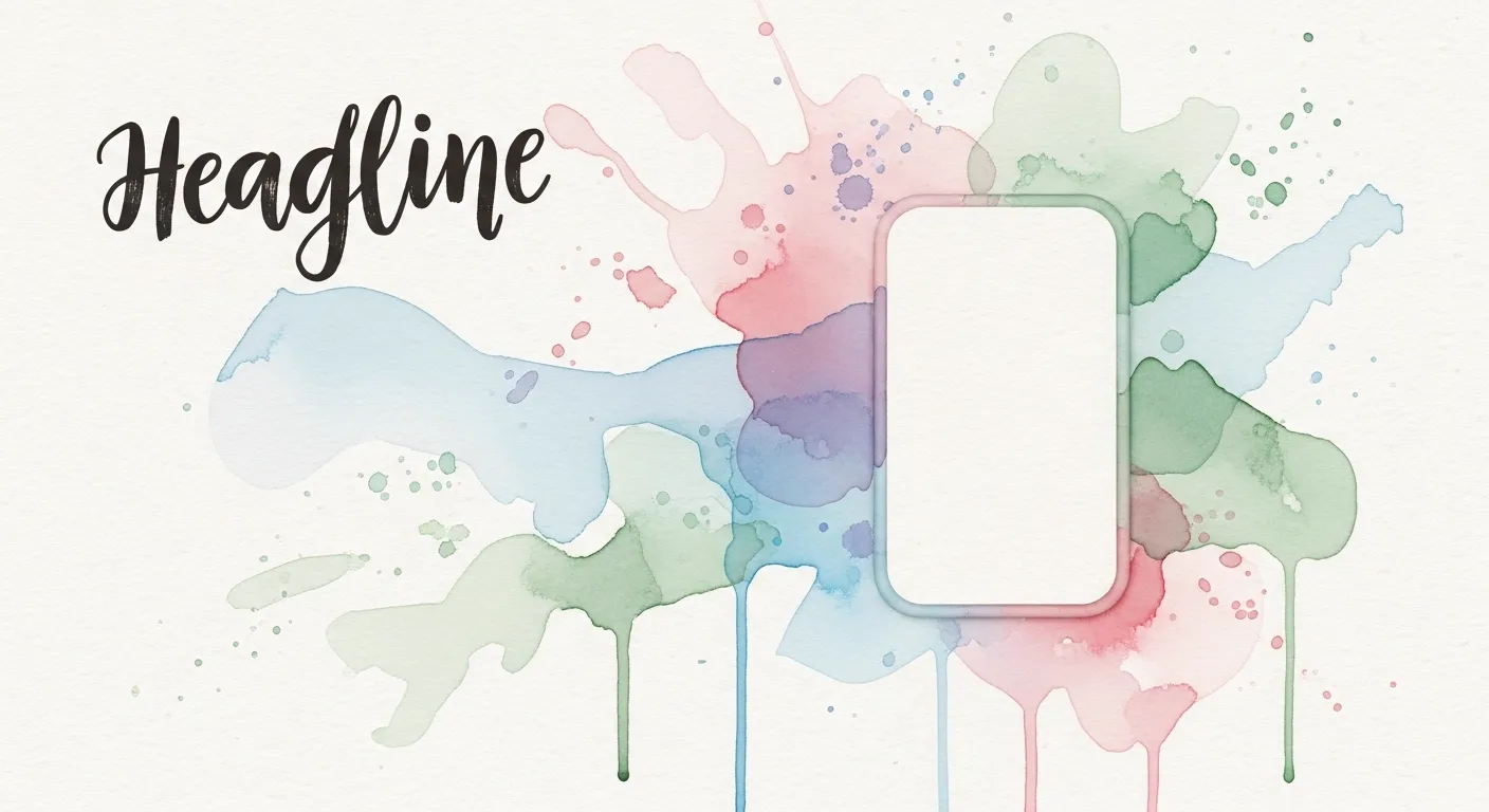 Watercolor Wash template preview